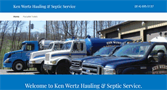 Desktop Screenshot of kenwertz.com